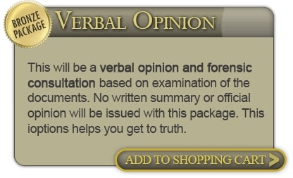 Verbal Opinion